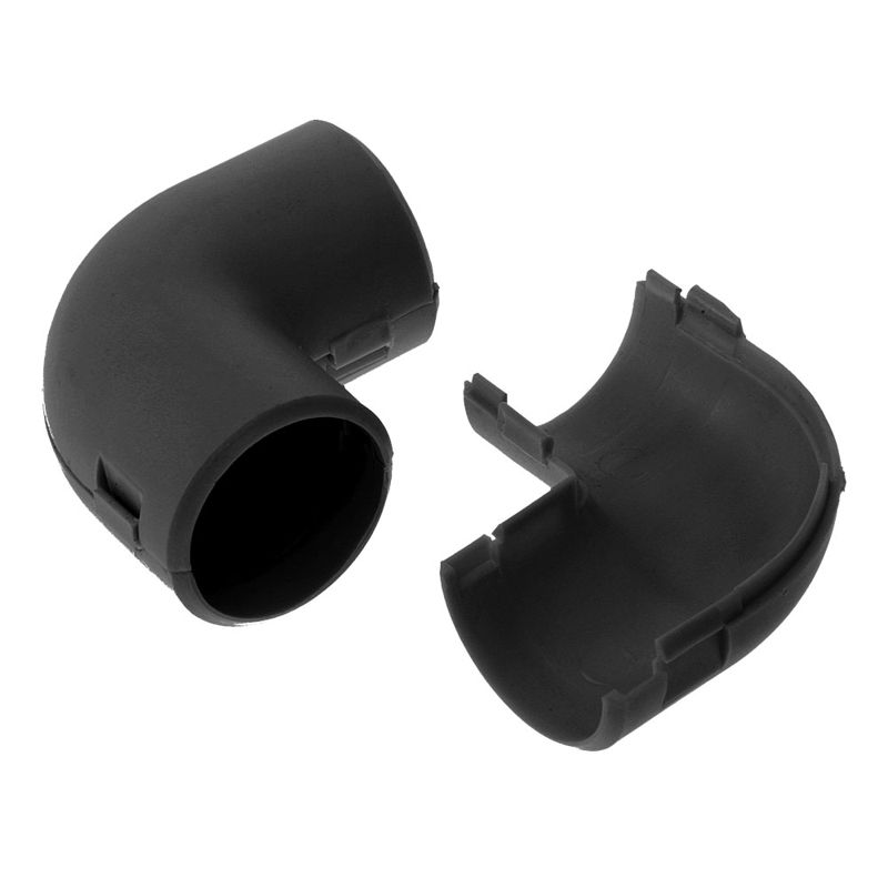 Соединитель угловой 90град. разборный d20мм черн. Промрукав PR13.0174