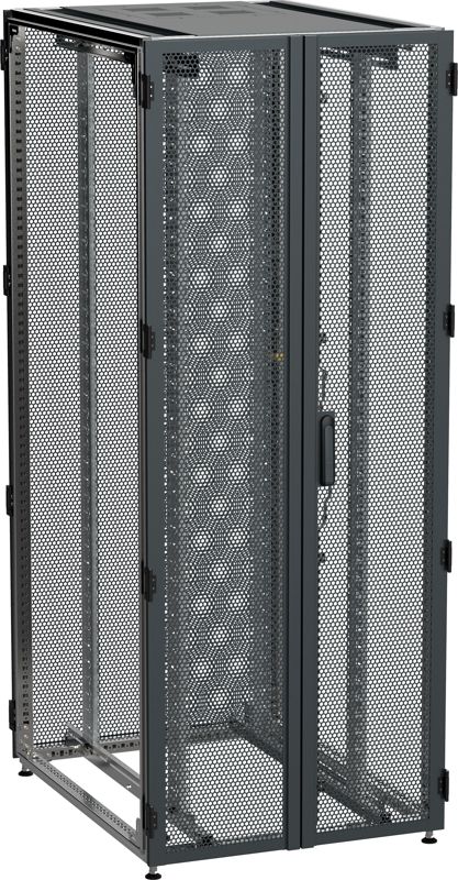Шкаф серверный 19дюйм 42U 800х1200мм двухствор. чер. by ZPAS РФ ITK ZP05-42U-0812-P2P-R