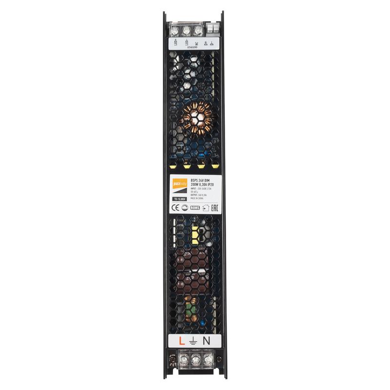 Блок питания для светодиодной ленты 200Вт 8.3А 24В IP20 BSPS DIM диммир. метал. Pro+ JazzWay 5035577