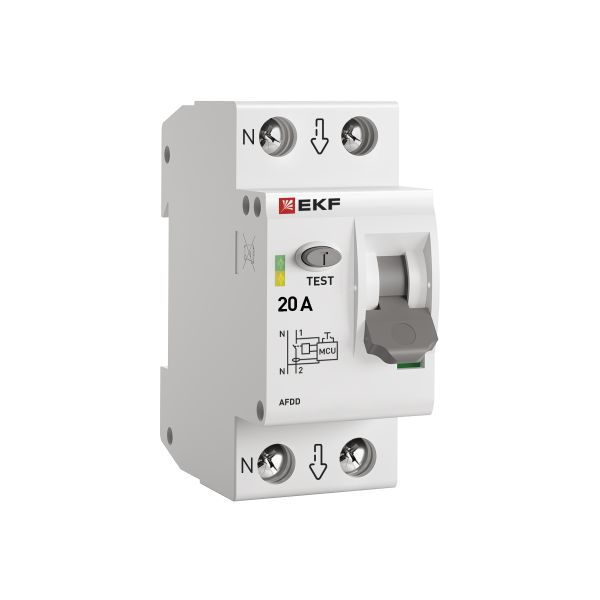 Устройство защиты от дугового пробоя (УЗДП) 1P+N 20А PROxima EKF afdd-2-20-pro