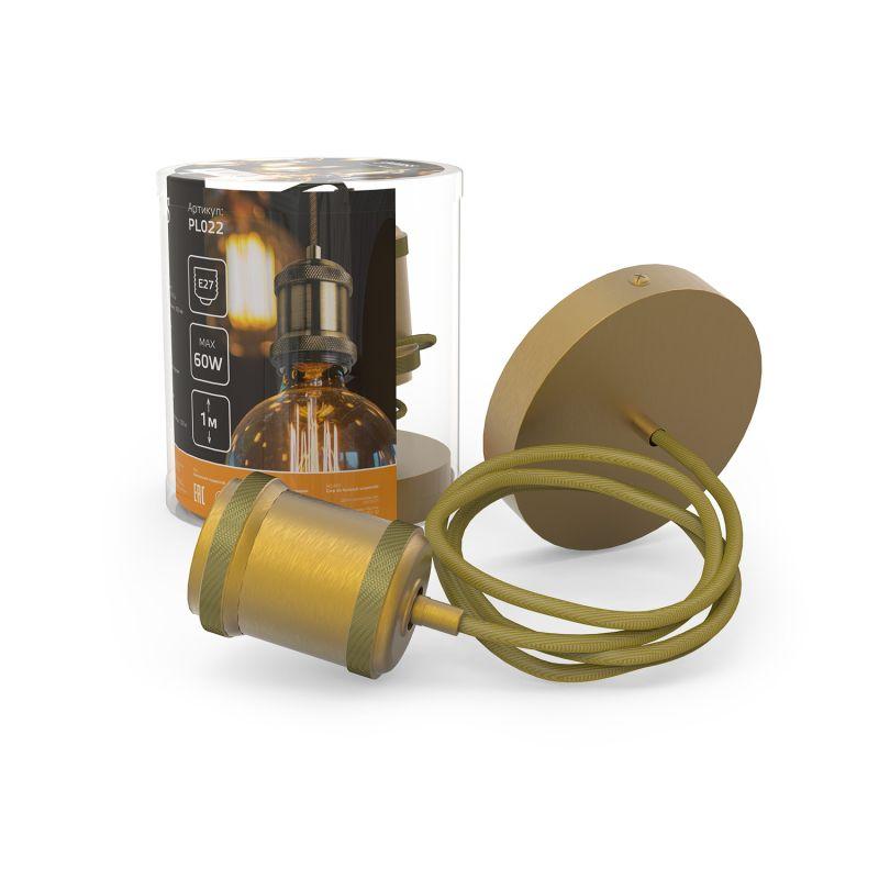 Светильник Decor E27 IP20 200-240В 1м подвесной бронз. GAUSS PL022