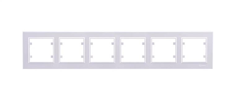 Рамка 6-м Karea горизонт. жемчуж. Makel 56100706