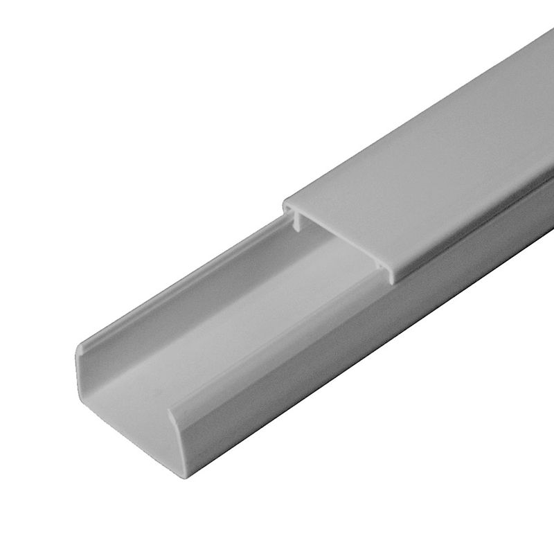 Кабель-канал 25х16 L2000 с двойн. замком сер. Промрукав PR03.0072