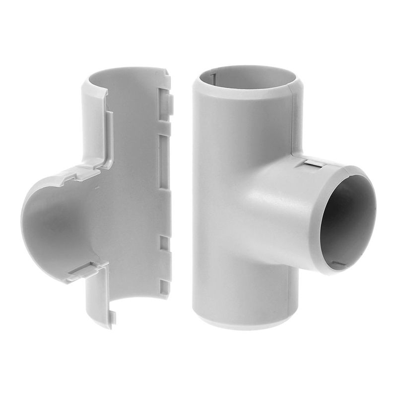 Тройник разборный d16мм бел. Промрукав PR.07316