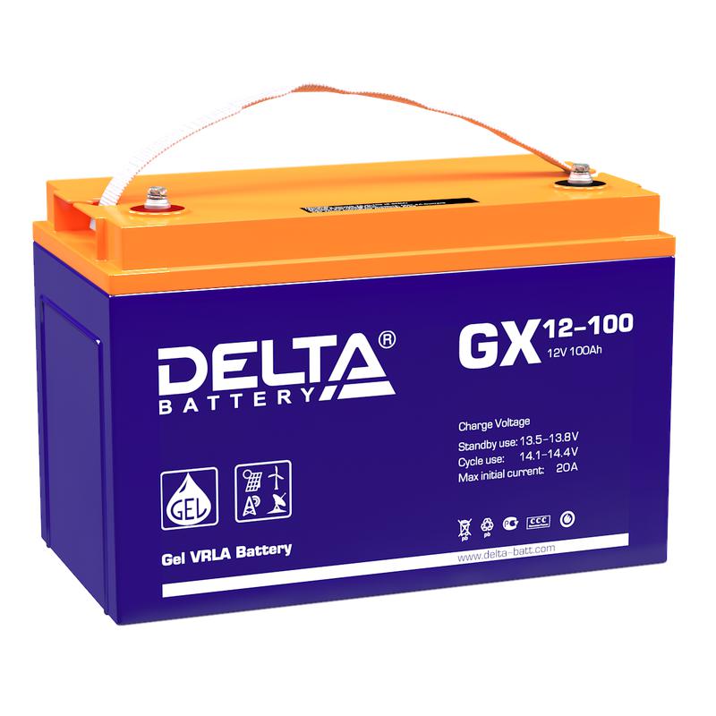 Аккумулятор GEL 12В 100А.ч 330х171х220 GX 12-100 Delta 4614010170002