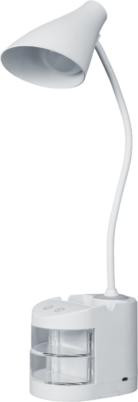 Светильник светодиодный настольный 93 159 NDF-D036-5W-4K-WH-LED 5Вт 4000К 240лм сенсор USB с подставкой для канц. на основании бел. Navigator 93159