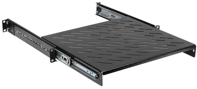 Полка выдвижная L800мм черн. ITK SS05-800PI-R