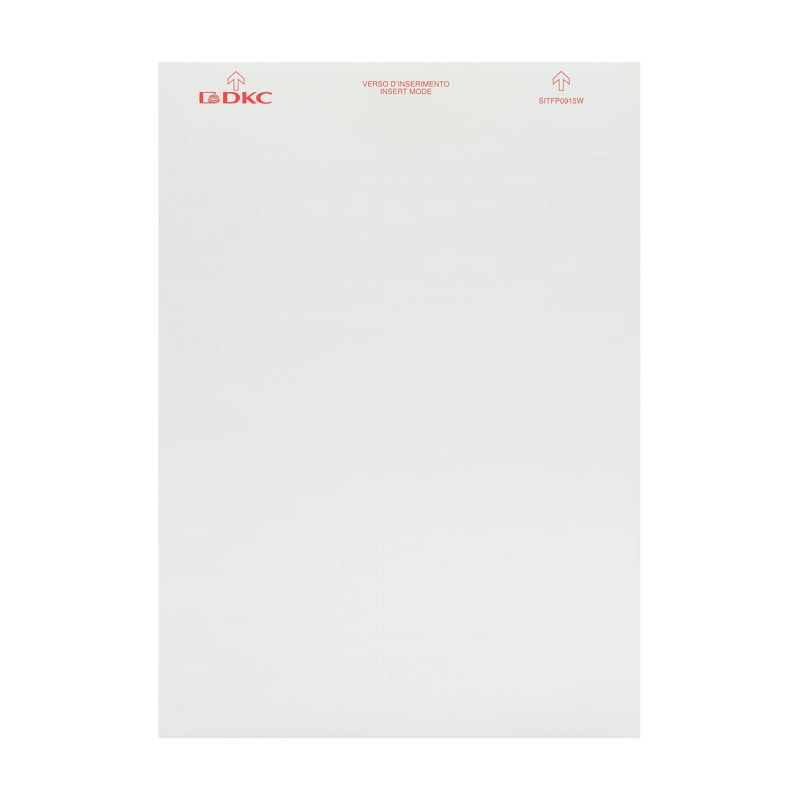 Табличка маркировочная 9х15 бел. (уп.2420шт) DKC SITFP0915W