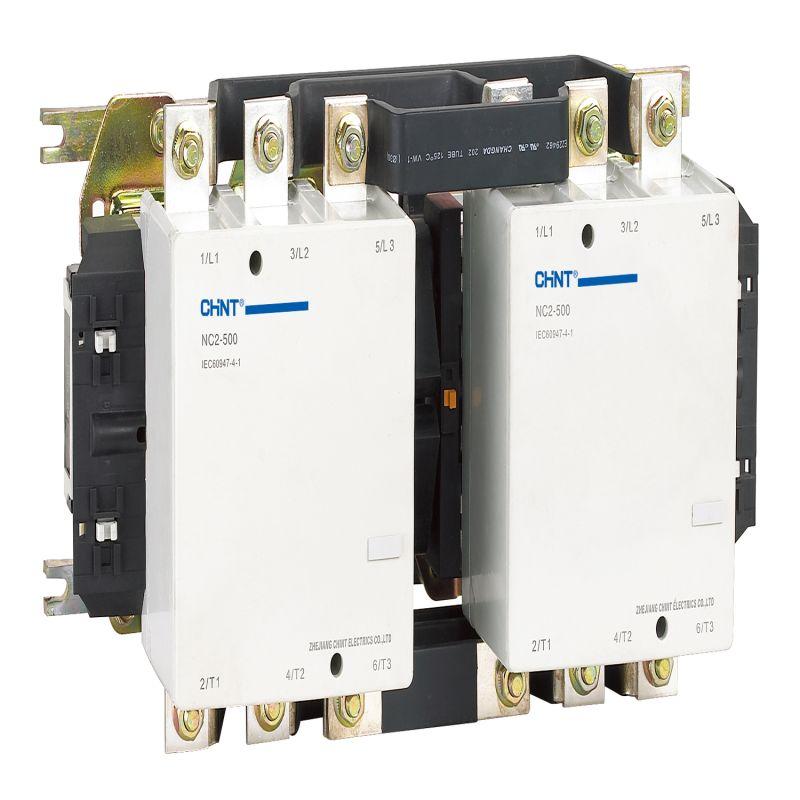 Контактор реверсивный NC2-500NS 500А кат. 400В AC AC-3 (R) CHINT 236289
