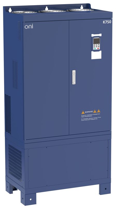 Преобразователь частоты K750 380В 3Ф 450-500кВт 820-930А ONI K750-33-450500RM