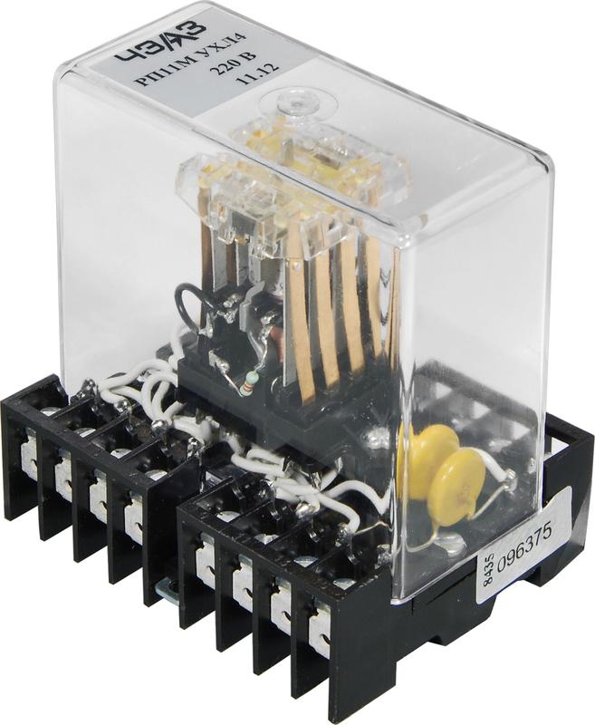 Реле промежуточное РП-11М 24В передн. присоед. ЧЭАС A8119-77951163