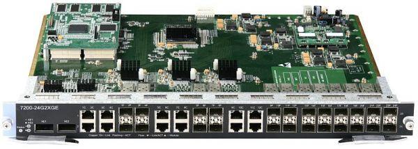 Модуль 7200-24G2XG/A3A с 12 портами 100/1000Base-X SFP 12 комбо-портами 100/1000Base-T/SFP и 2 слотами 10GBase-X XFP для шасси DES-7206/7210 D-Link 1607537