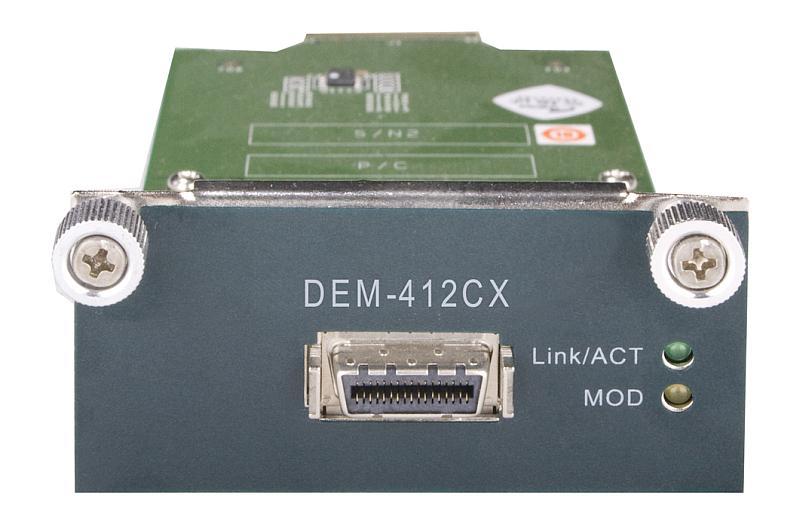 Модуль для стекирования коммутаторов DEM-412CX/A1A серии DGS-3610 с 1 портом 10GBase-CX4 D-Link 1372316