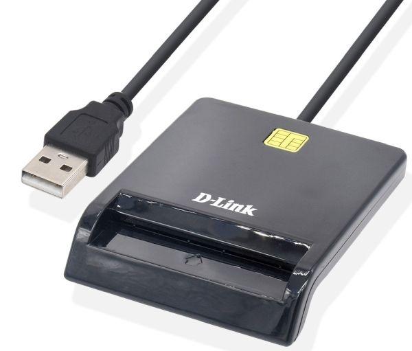 Считыватель USB контактных смарт-карт DCR-100/B1A D-Link 1853065