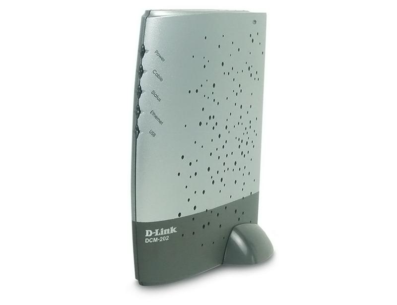 Модем кабельный DCM-202/RU с поддержкой DOCSIS/EuroDOCSIS 2.0 USB-порт 10/100BASE-TX - порт; разъем CaTV D-Link 1353245