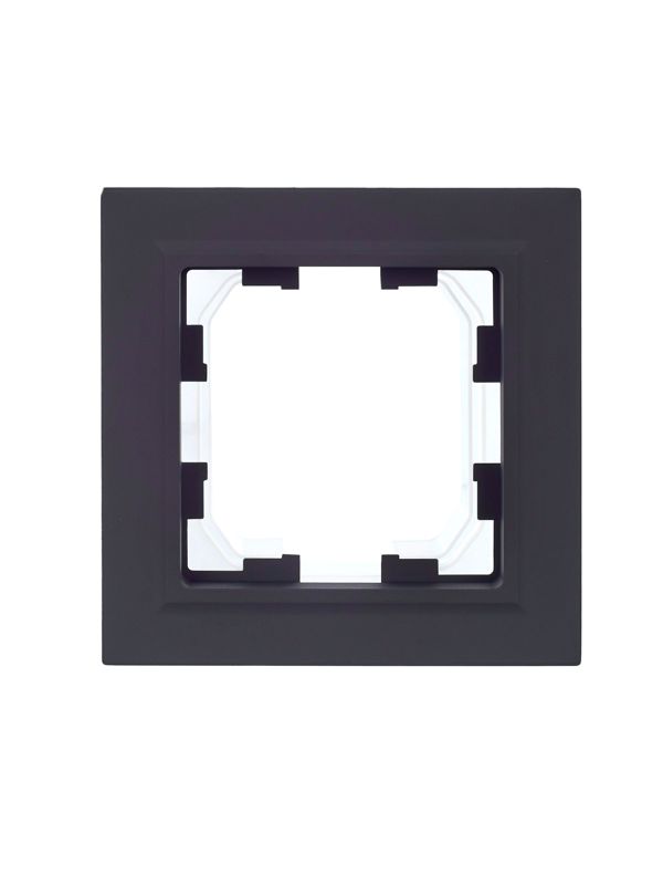 Рамка 1-м IP44 BRITE РУ-1-БрГ-44 графит IEK BR-M12-44-K53