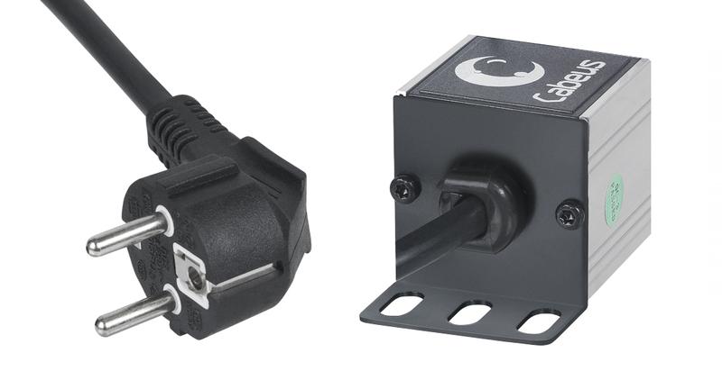 Блок розеток 12-м PDU-12P-2EU 16А евро/немецк. стандарт с выкл. шнур 2м для 19дюйм шкафов алюм. Cabeus 7295c