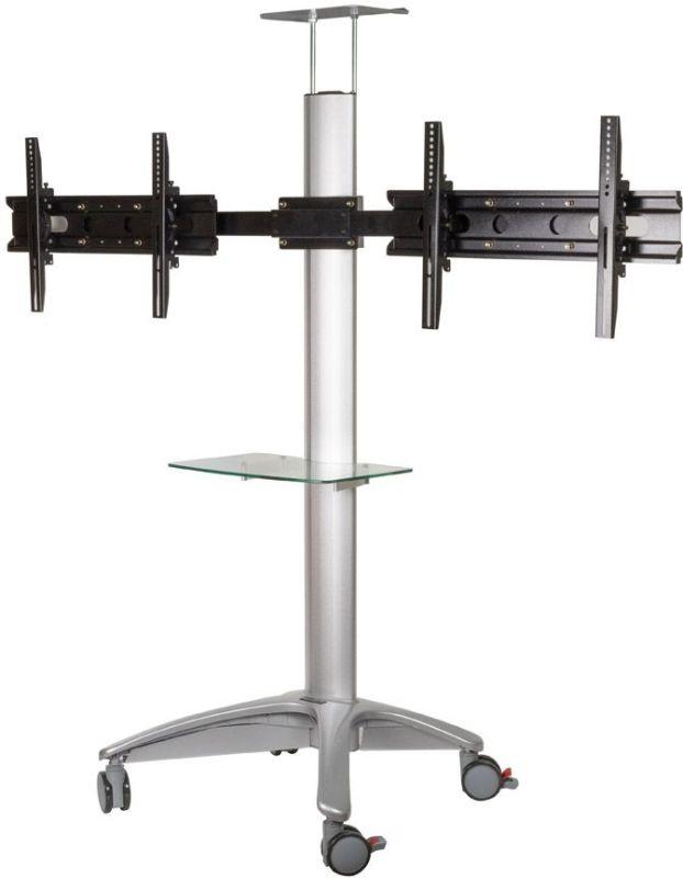 Подставка для телевизора Media PT-STAND-15 26-55дюйм макс.120кг напольная наклон серебр. ARM MEDIA 1431124