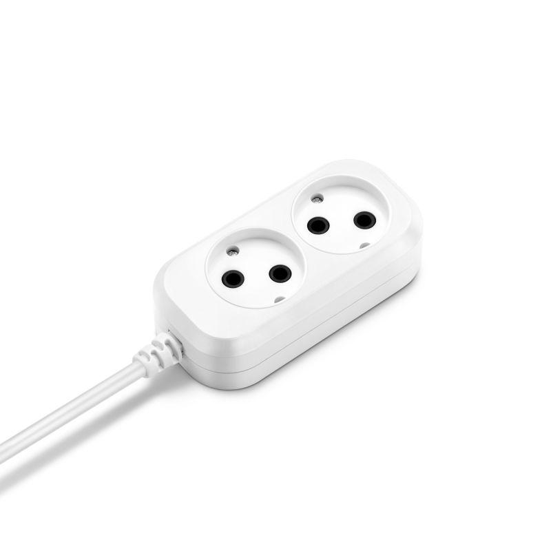 Удлинитель 2х3м BU-PSL2.3/W бел. (пакет ПЭ) BURO 475304