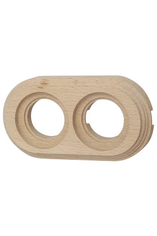 Рамка 2-м ОП на бревно 220мм натурэль Bironi BFC22-620-10