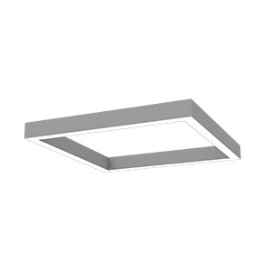 Светильник светодиодный Х-line 1070х1070х100 120Вт 3000К 11400лм квадратный подвесной с опаловым рассеив. металлик VARTON V1-R0-0S823-02OP0-4012030