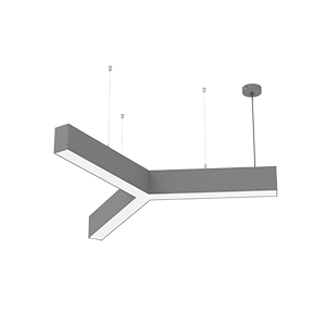 Светильник светодиодный Х-line 790х912х100 45Вт 3000К 4500лм Y-образ. с опаловым рассеив. металлик торцевые крышки (4шт) VARTON V1-R0-0Y823-02OP0-4004530
