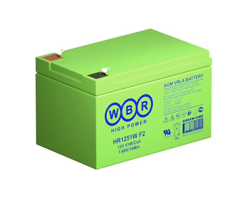 Аккумулятор 12В 12.9А.ч WBR HR1251W F2 WBR