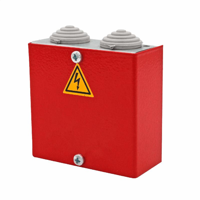 Коробка распределительная огнестойкая 80х80х35мм IP41 КРОПС-ST1 FRJB-KM-ST1-4-04-КРОПС-IP41 для кабелей до 4кв.мм 4 клеммы КМ KR0080