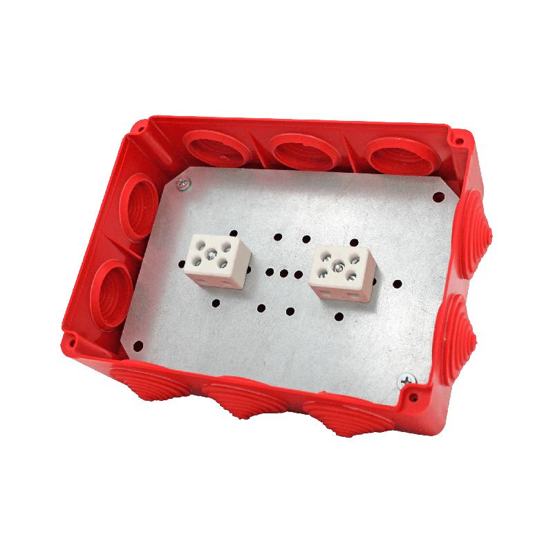 Коробка распределительная огнестойкая 150х110х70мм IP54 КРОПС-П4 FRJB-KM-P4-25-03-КРОПС-IP54 КРОПС-П4 для кабелей до 25кв.мм 3 клеммы КМ KR0059