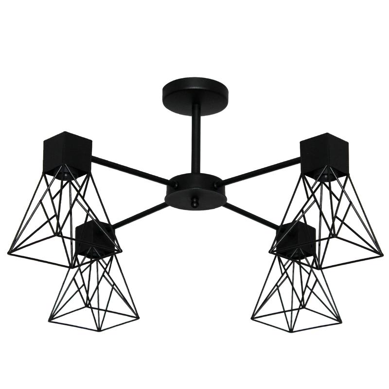 Светильник "Дельта" 141 НПБ 01-4х60-126 Е27 ИУ черн. муар Элетех 1005404784