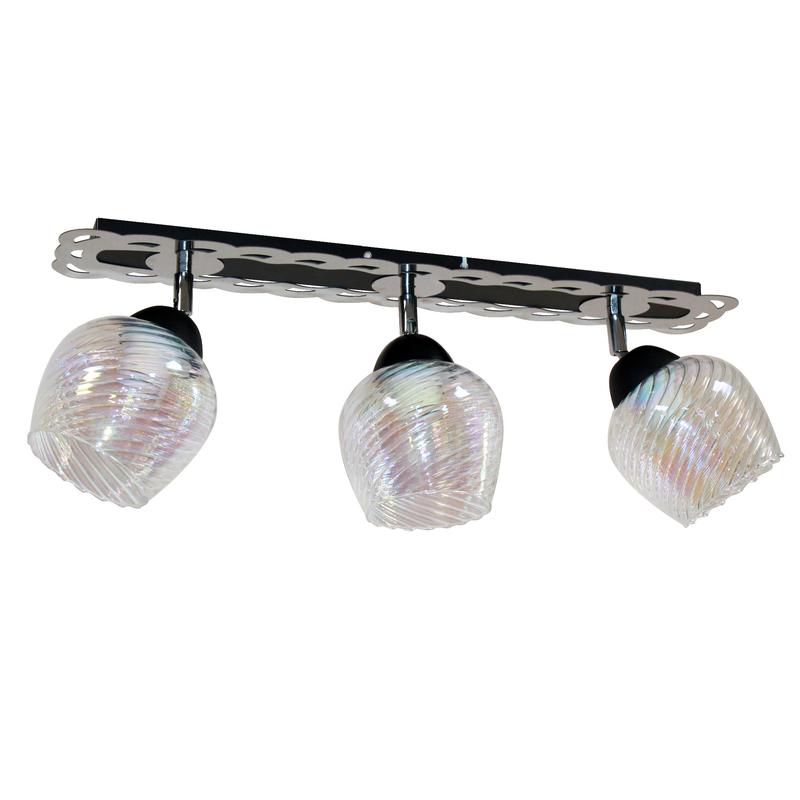 Светильник "Кира" 131 НПБ 01-3х60-222 ИУ черн. муар хром Элетех 1005404971