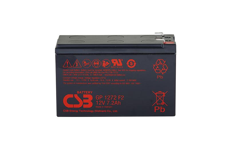 Аккумулятор 12В 7.2А.ч CSB GP1272 F2 CSB