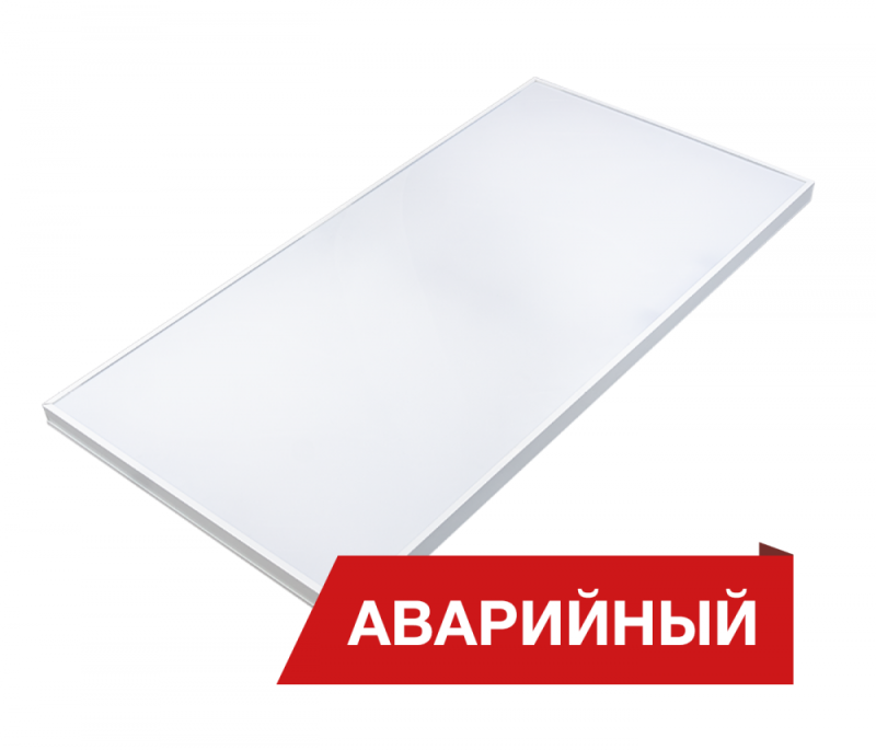 Светильник светодиодный Office Flat Max SE 60/6800 opal 60Вт 5000К IP40 6800лм 0.95PF 80Ra Кп<1 аварийный Diora DOFMaxSE60-O-5K-A