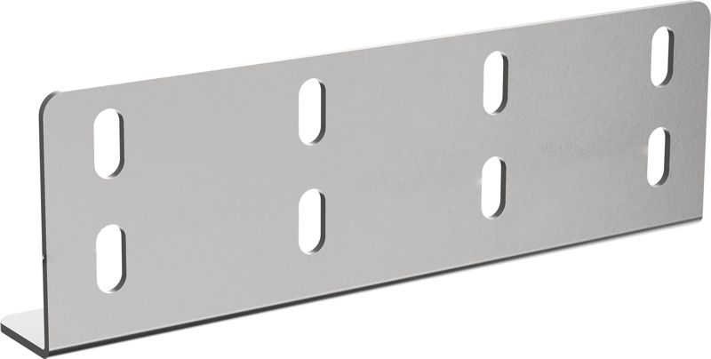 Пластина соединительная усилен. H=80мм 2мм RAL 9016 IEK CLM50D-PSU-080-20-9016