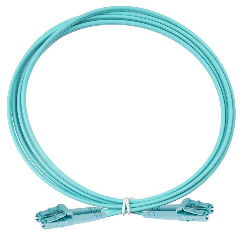 Патч-корд оптический дуплексный OM3 2х50/125 LC-LC 10м Eurolan 41F-30-LC-LC-10