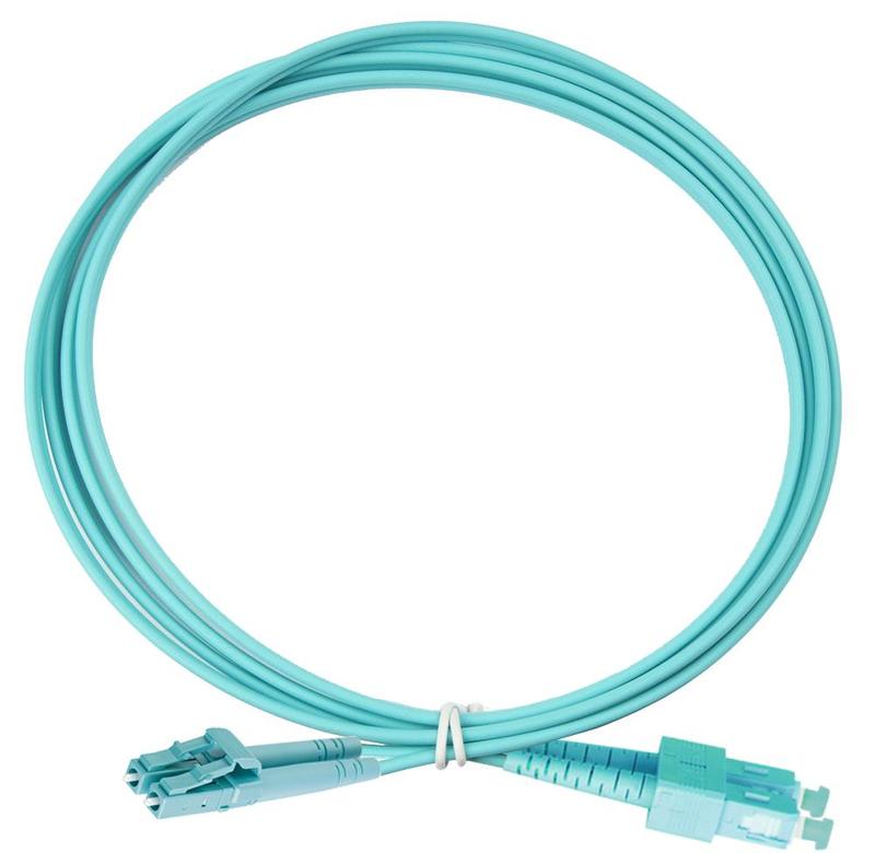 Патч-корд оптический дуплексный OM3 2х50/125 SC-LC 3м Eurolan 41F-30-SC-LC-03