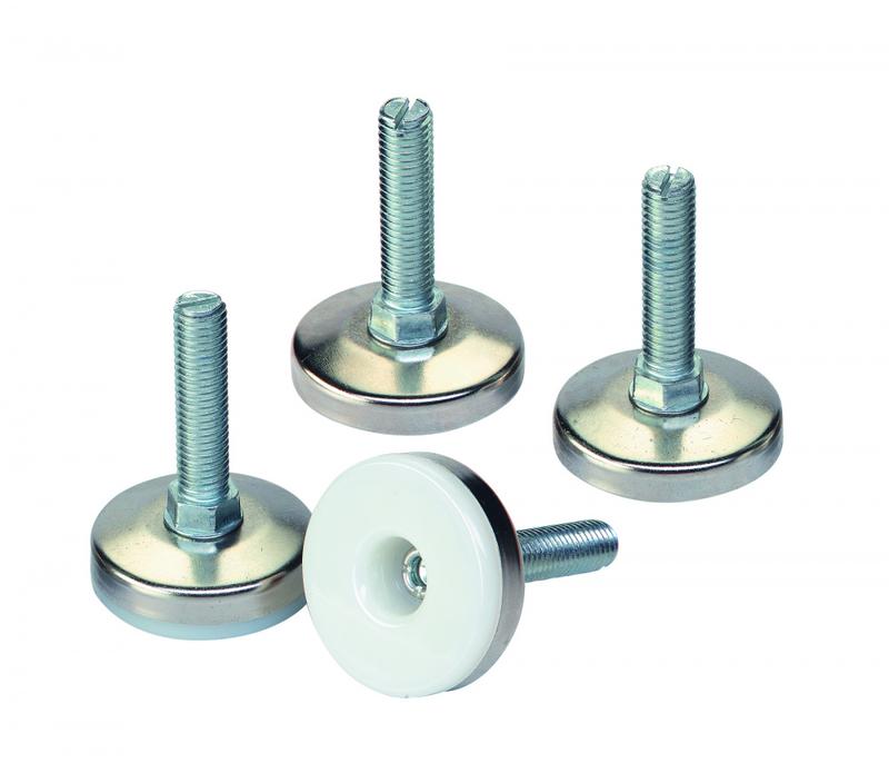 Комплект ножек регулир. M10 F30 (уп.4шт) Eurolan 60A-24-01-11BL