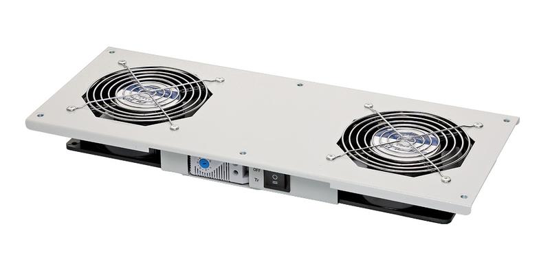 Модуль вентиляторный потолочный 2 вентилятора термореле 3 положения сер. Eurolan 60A-90-10-30GY