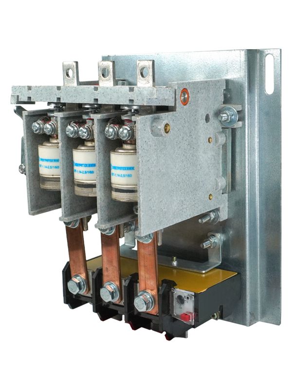 Контактор вакуумный КВТ-1.14-2.5/ 80-3 У3-Р 3п кат. 380В 2НО+1НЗ IP00 с реле РТТ325 68-92А Электротехник ET011618