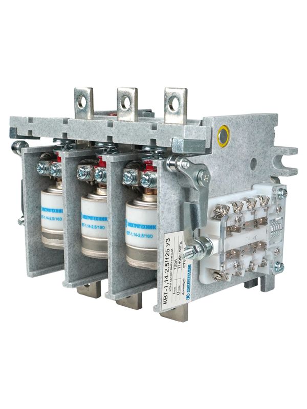 Контактор вакуумный КВТ-1.14-2.5/125-3 У3 3п кат. 110В 4НО+3НЗ IP00 без реле Электротехник ET002103