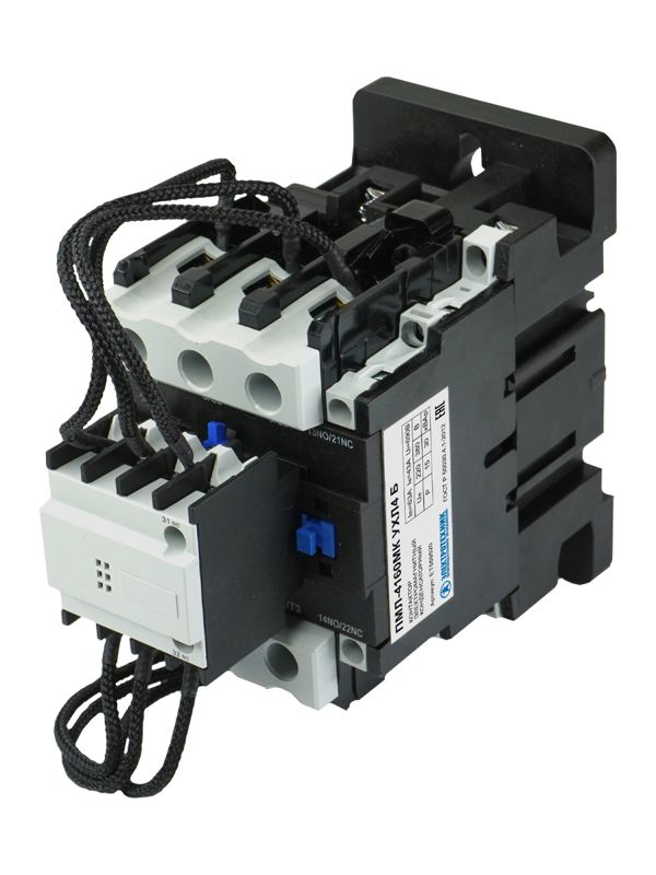 Контактор ПМЛ-4160МК УХЛ4 Б 63А кат. 220В AC 1НО+2НЗ IP20 30кВАр Электротехник ET559520