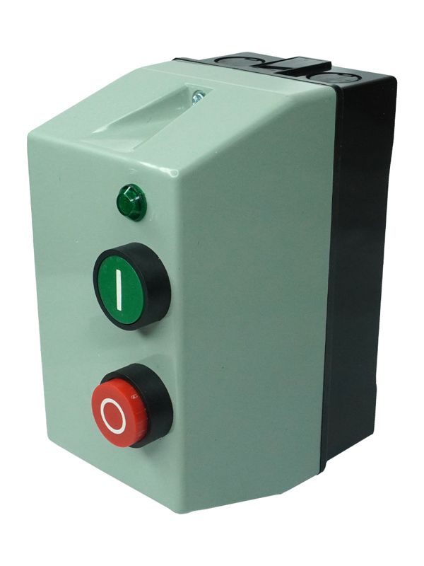 Пускатель ПМЛ-1230 УХЛ4 Б 10А кат. 220В AC 1НО IP54 с реле РТЛ-1014-2 7-10А в корпусе пластик. с кнопками ПУСК + СТОП и сигнал. лампой Электротехник ET546255