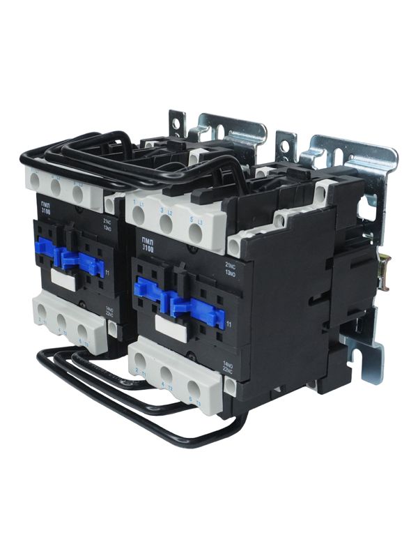 Пускатель ПМЛ-3500 УХЛ4 Б 40А кат. 380В AC 2НО+2НЗ IP00 реверсивный без реле Электротехник ET515408