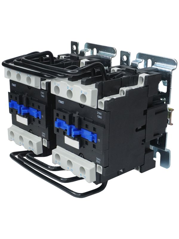 Пускатель ПМЛ-4560М УХЛ4 Б 63А кат. 380В AC 2НО+2НЗ IP20 реверсивный без реле Электротехник ET515414