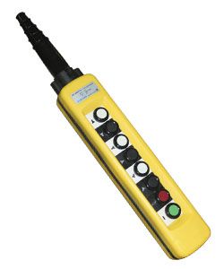 Пост кнопочный ПКТ-66ПС У2 IP65 2 скорости кнопка ПУСК с фиксацией вверх вниз влево вправо вперед назад 13NO+1NC Электротехник ET011053