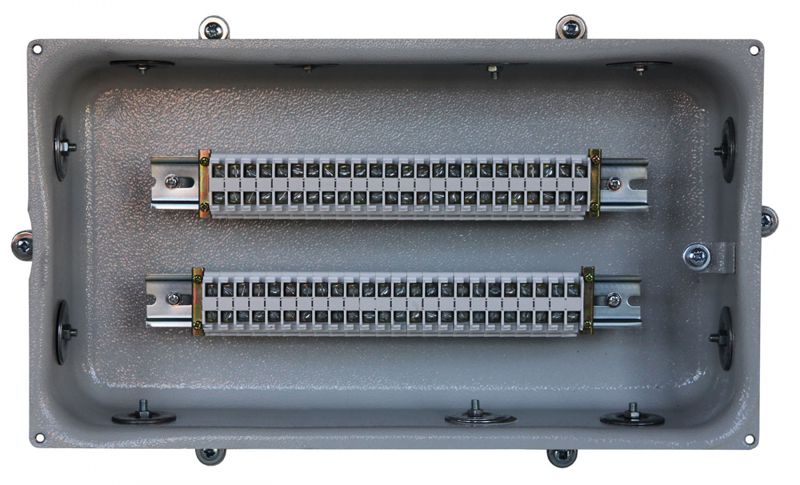 Коробка клеммная КЗН-48 У3 48 зажимов IP31 заглушка метал. Электротехник ET007205
