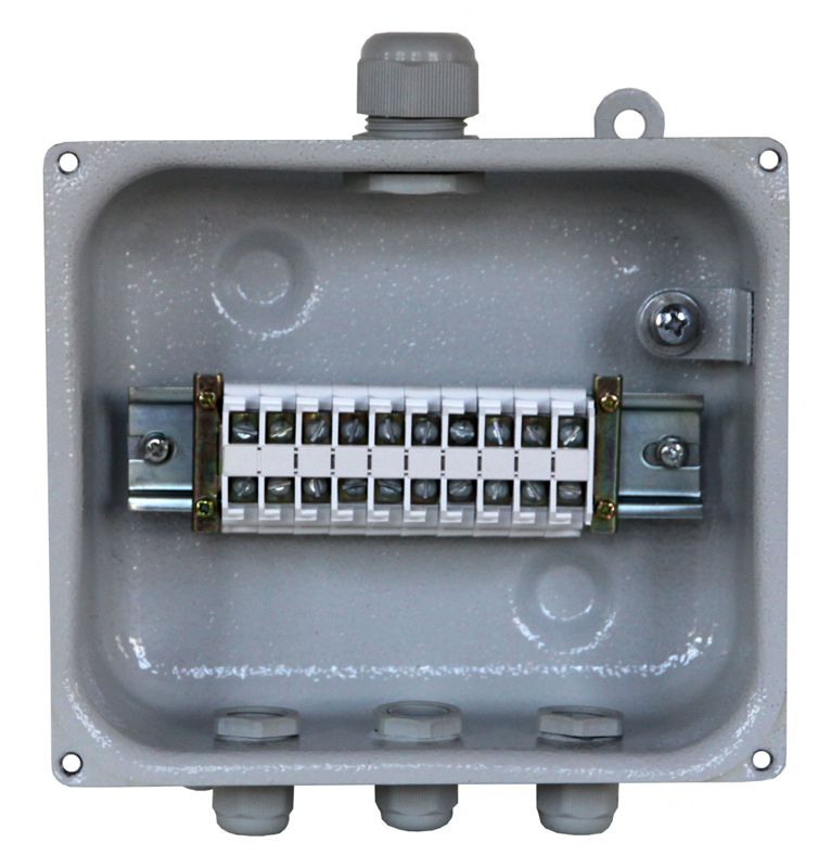 Коробка клеммная У-614 У2 10 клемм IP54 (пластиковые вводы PG) Электротехник ET003154