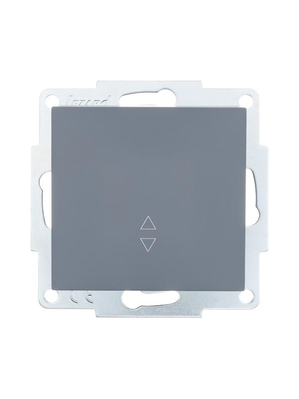 Переключатель проходной 1-кл. СП Vesna механизм графит LEZARD 742-3488-105