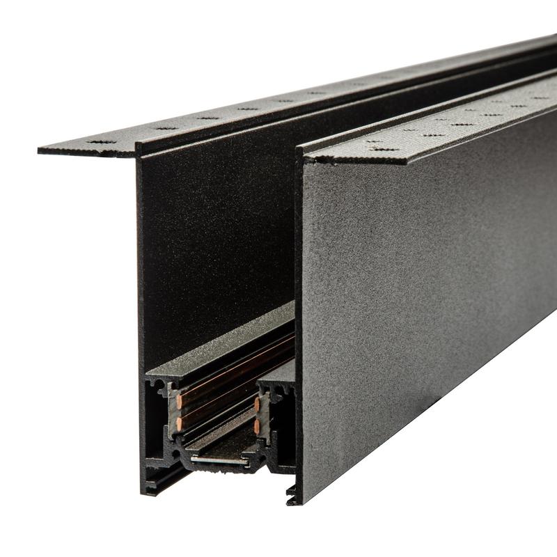 Шинопровод осветительный UBX-MMB4/35 Black 100 L1000 встраив. магнитный тип M черн. Uniel UL-00008723