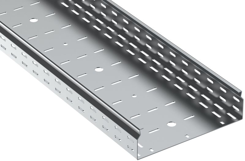 Лоток листовой перфорир. 80х300 L2000 сталь 1.5мм ESCA 7 IEK CLP10-080-300-150-2